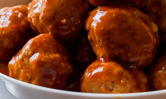 Barbecue Turkey Meatballs