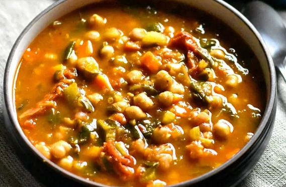 Moroccan Chickpea Soup