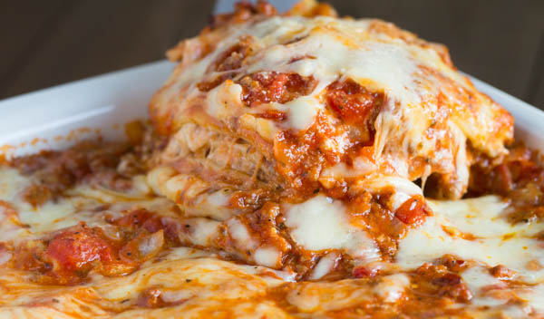 Spicy Meaty Lasagna